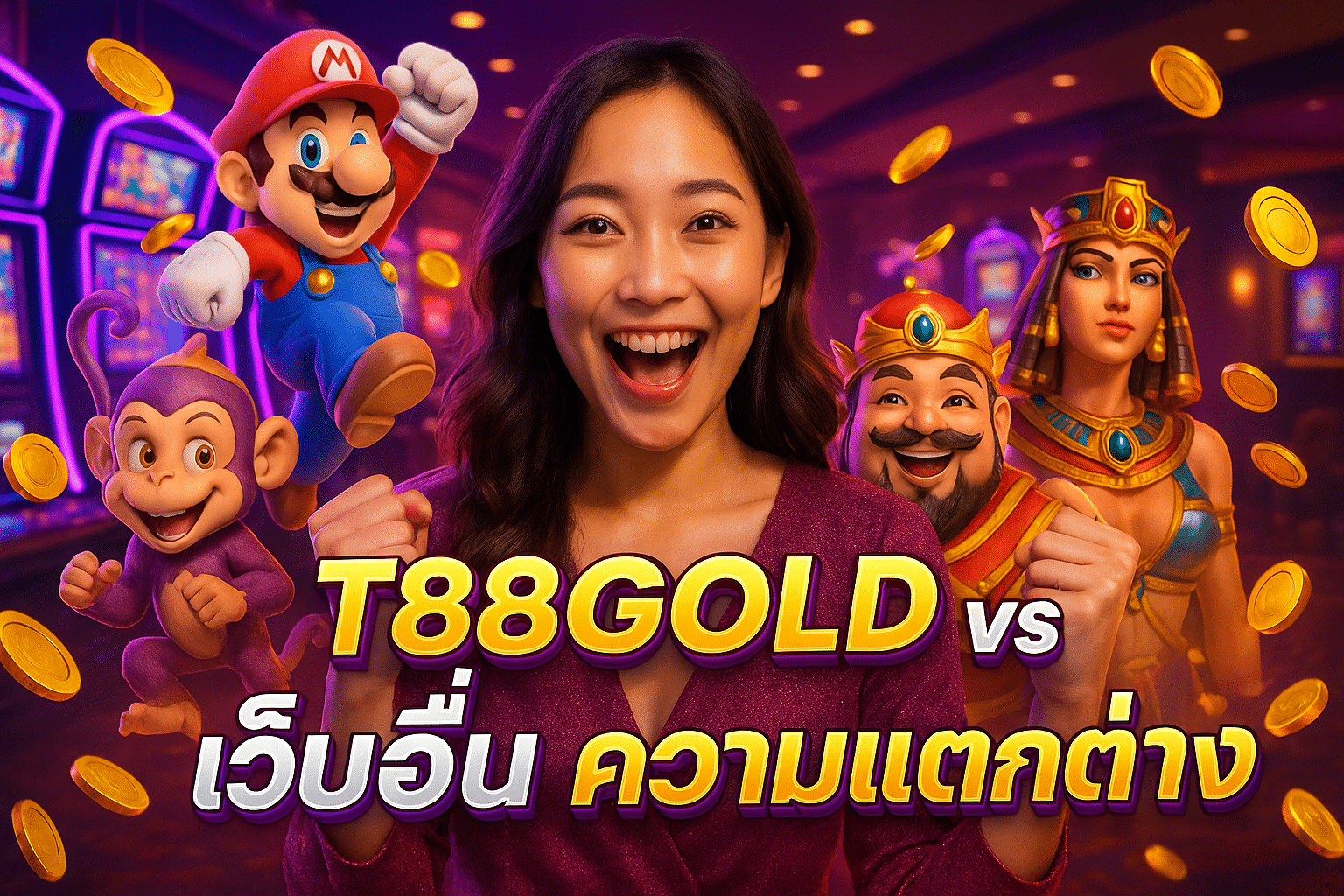 T88GOLD vs เว็บอื่น ความแตกต่าง